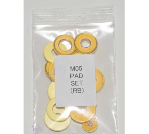 "Muramatsu MA PAD SET - RB Набор подушек для флейты с металлическими вставками"